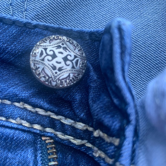 Silver Capri Jeans - Picture 7 of 9